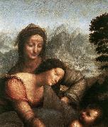 LEONARDO da Vinci Madonna with the Yarnwinder  tw painting